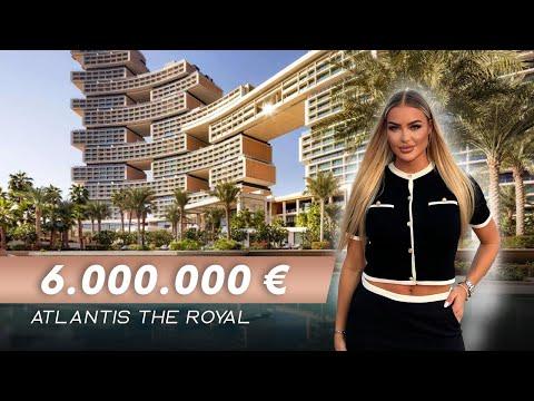 Atlantis The Royal: Discover a €6,000,000 luxury apartment overlooking the Persian Gulf 🌟